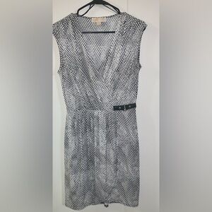 Michael Kors black and white mini dress